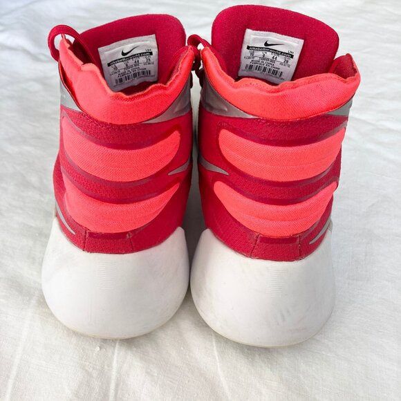 Nike Hyperdunk 2015 Red Silver Metallic Basketball Shoes Men's Size 10 - Picture 4 of 6